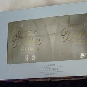 🎁Time To Wine Down Wine Glasses